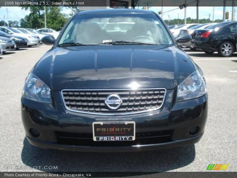 Super Black / Frost 2006 Nissan Altima 2.5 S