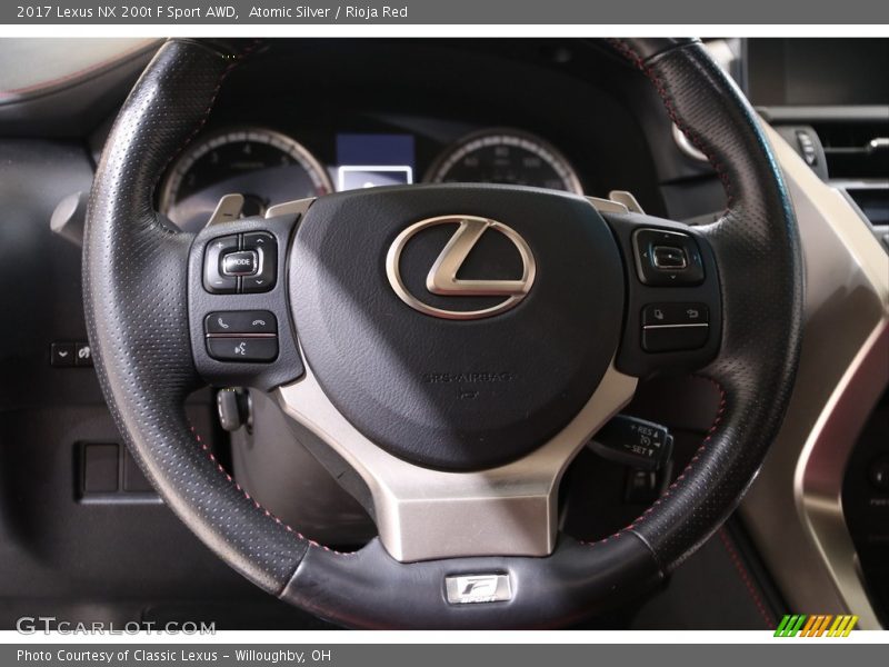 Atomic Silver / Rioja Red 2017 Lexus NX 200t F Sport AWD