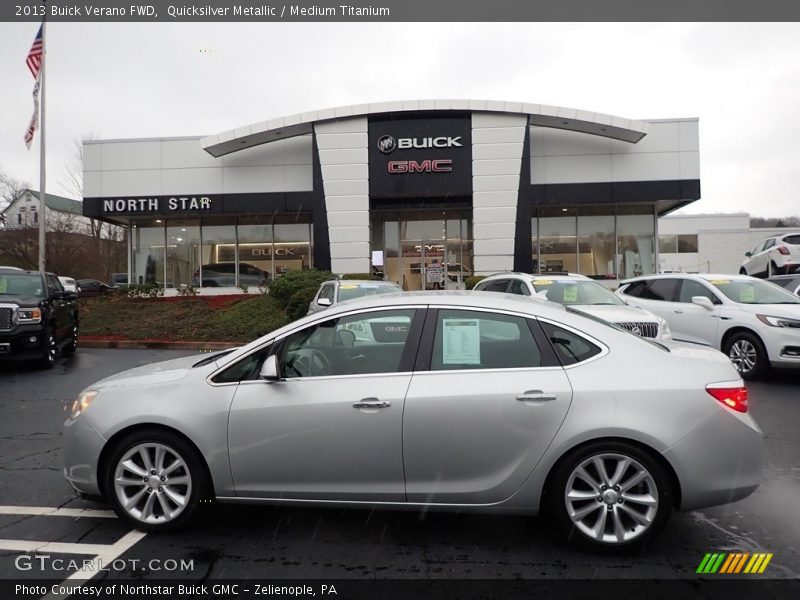 Quicksilver Metallic / Medium Titanium 2013 Buick Verano FWD
