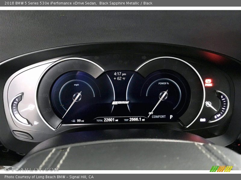 Black Sapphire Metallic / Black 2018 BMW 5 Series 530e iPerfomance xDrive Sedan