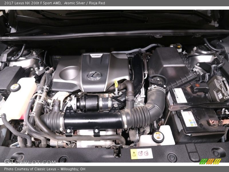 Atomic Silver / Rioja Red 2017 Lexus NX 200t F Sport AWD