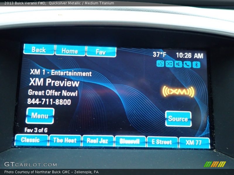 Quicksilver Metallic / Medium Titanium 2013 Buick Verano FWD