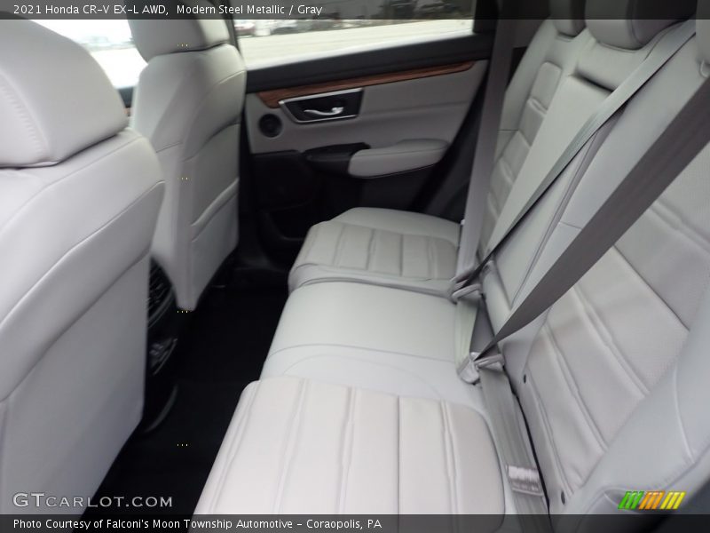 Modern Steel Metallic / Gray 2021 Honda CR-V EX-L AWD