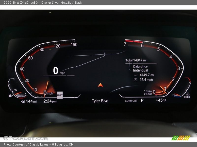  2020 Z4 sDrive30i sDrive30i Gauges