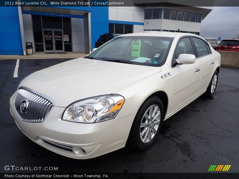 White Diamond TriCoat / Cocoa/Cashmere 2011 Buick Lucerne CXL