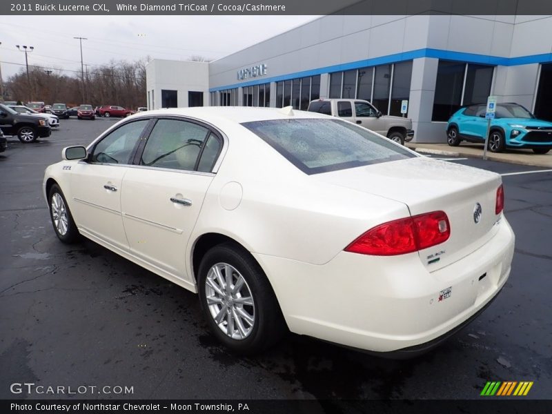 White Diamond TriCoat / Cocoa/Cashmere 2011 Buick Lucerne CXL