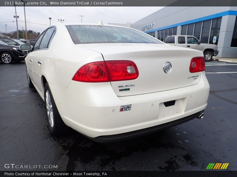 White Diamond TriCoat / Cocoa/Cashmere 2011 Buick Lucerne CXL