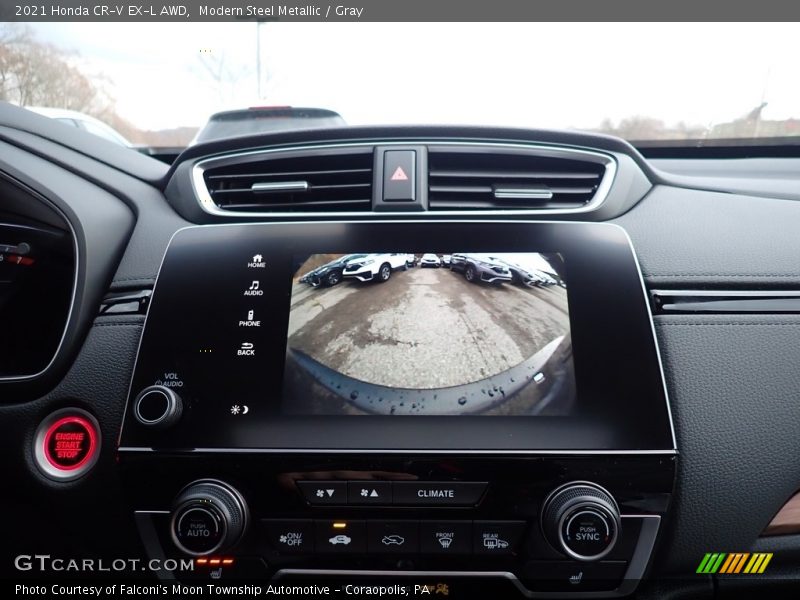 Modern Steel Metallic / Gray 2021 Honda CR-V EX-L AWD