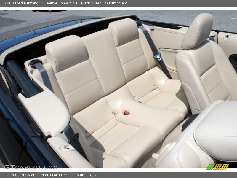 Black / Medium Parchment 2008 Ford Mustang V6 Deluxe Convertible