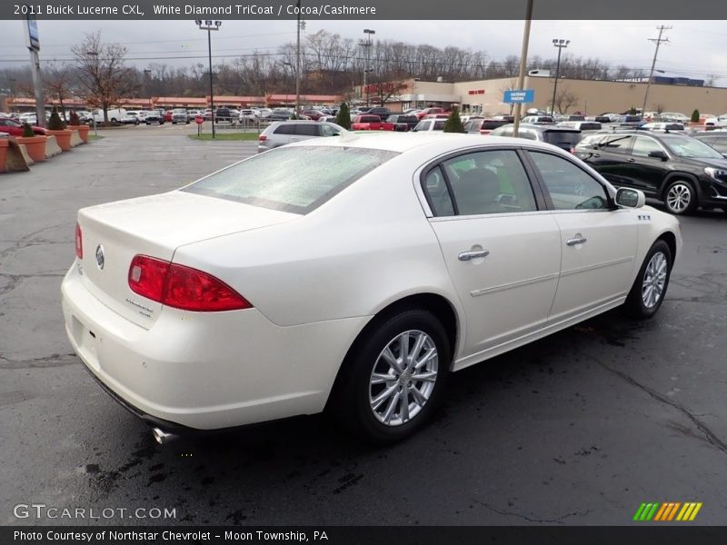 White Diamond TriCoat / Cocoa/Cashmere 2011 Buick Lucerne CXL