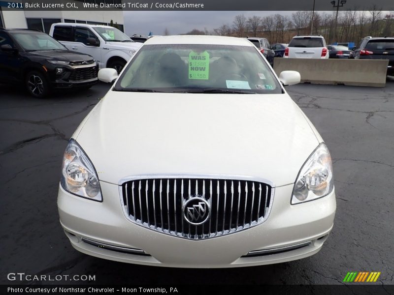 White Diamond TriCoat / Cocoa/Cashmere 2011 Buick Lucerne CXL