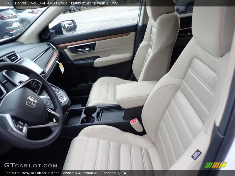 Front Seat of 2021 CR-V EX-L AWD Hybrid