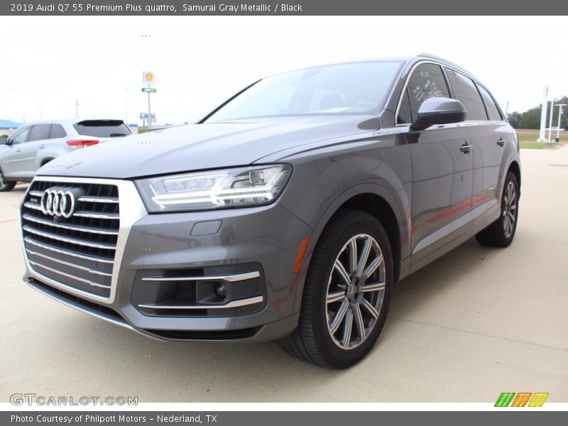 Samurai Gray Metallic / Black 2019 Audi Q7 55 Premium Plus quattro