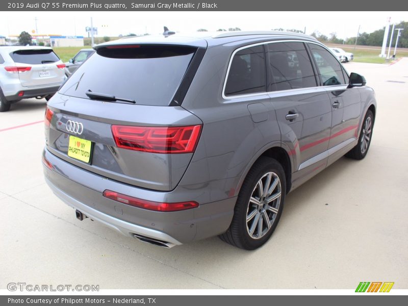 Samurai Gray Metallic / Black 2019 Audi Q7 55 Premium Plus quattro