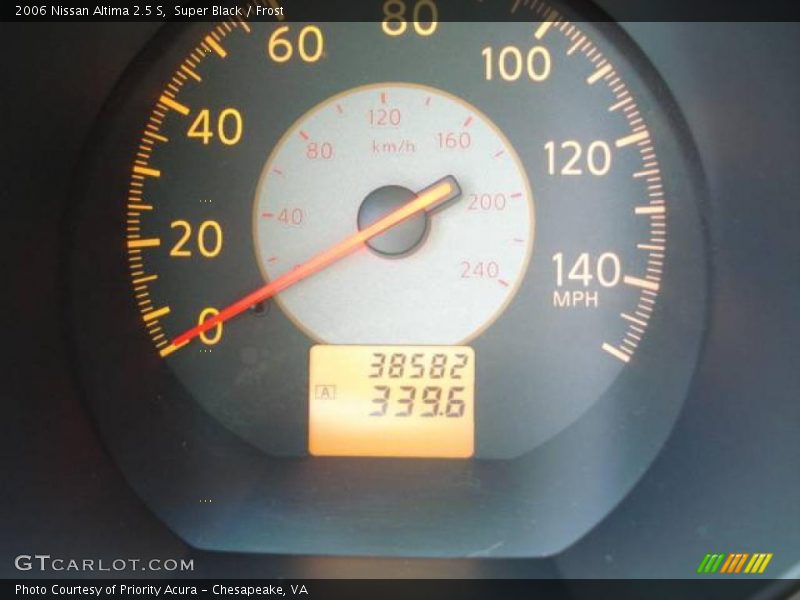 Super Black / Frost 2006 Nissan Altima 2.5 S