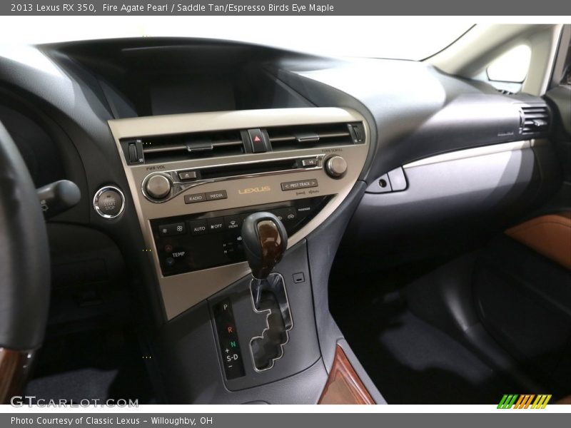 Fire Agate Pearl / Saddle Tan/Espresso Birds Eye Maple 2013 Lexus RX 350