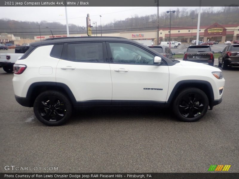 White / Black 2021 Jeep Compass Latitude 4x4