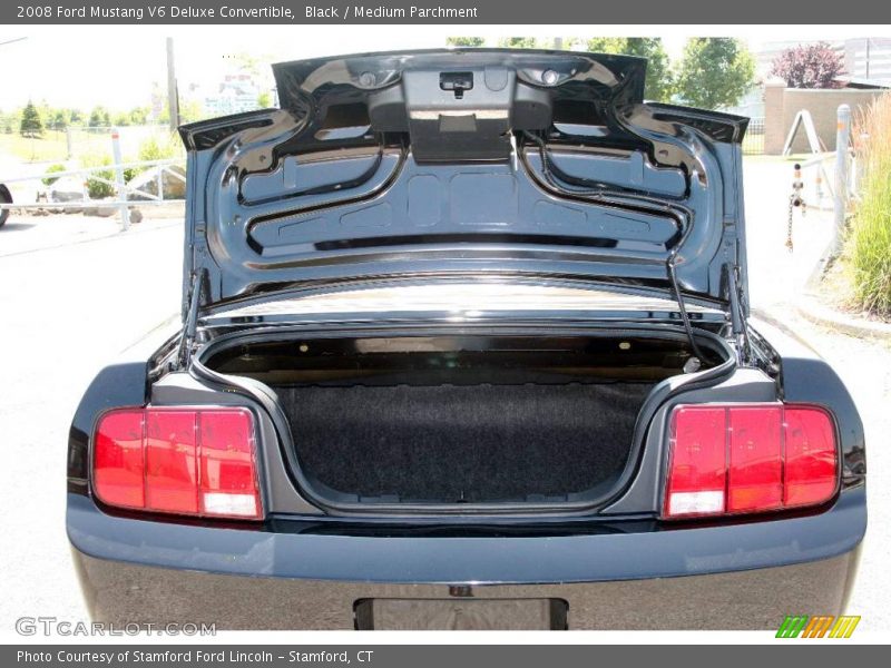 Black / Medium Parchment 2008 Ford Mustang V6 Deluxe Convertible