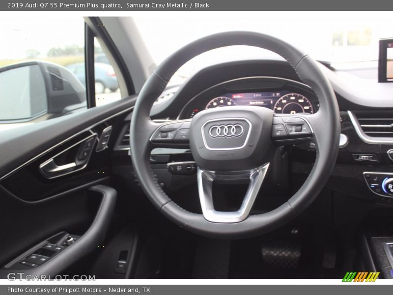 Samurai Gray Metallic / Black 2019 Audi Q7 55 Premium Plus quattro