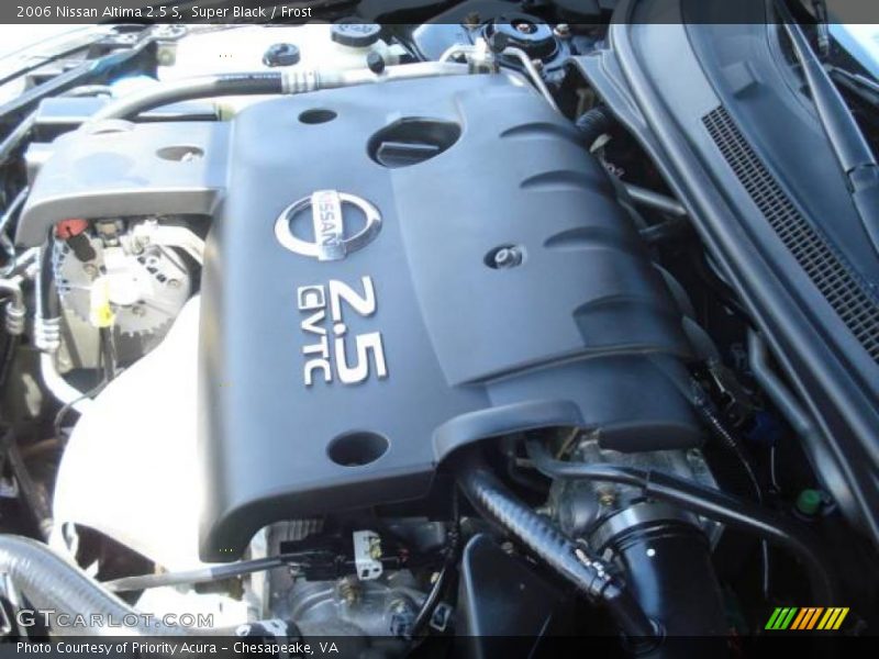 Super Black / Frost 2006 Nissan Altima 2.5 S