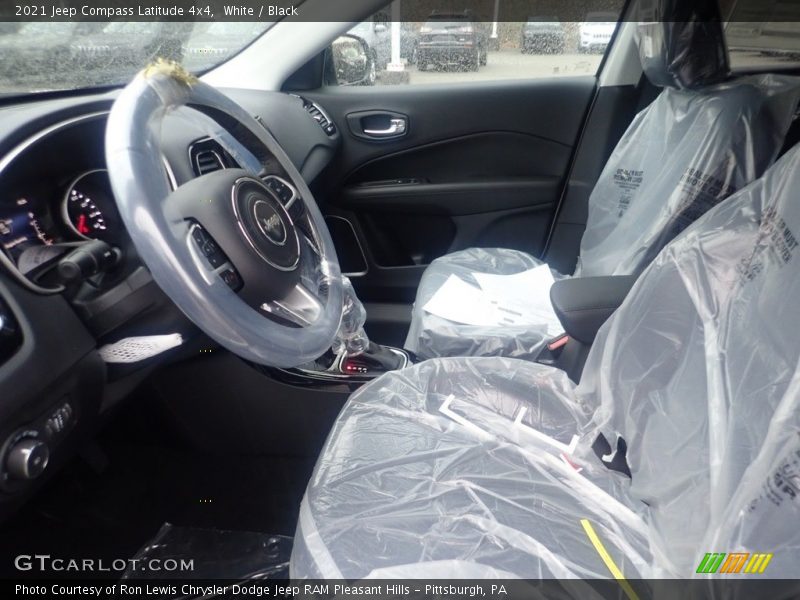 White / Black 2021 Jeep Compass Latitude 4x4