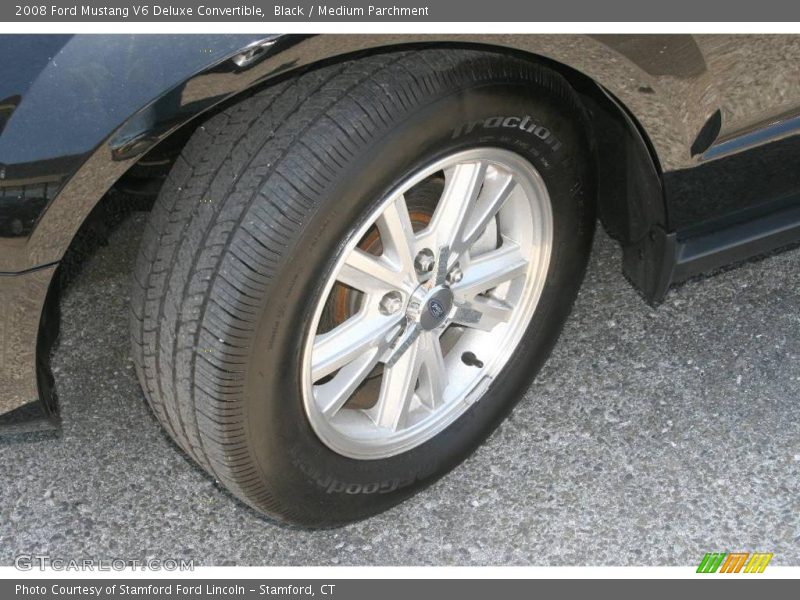 Black / Medium Parchment 2008 Ford Mustang V6 Deluxe Convertible