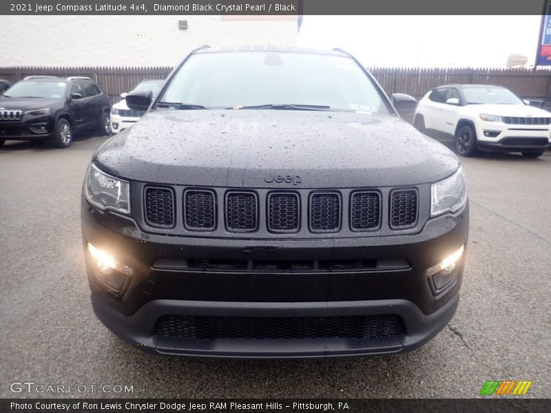 Diamond Black Crystal Pearl / Black 2021 Jeep Compass Latitude 4x4