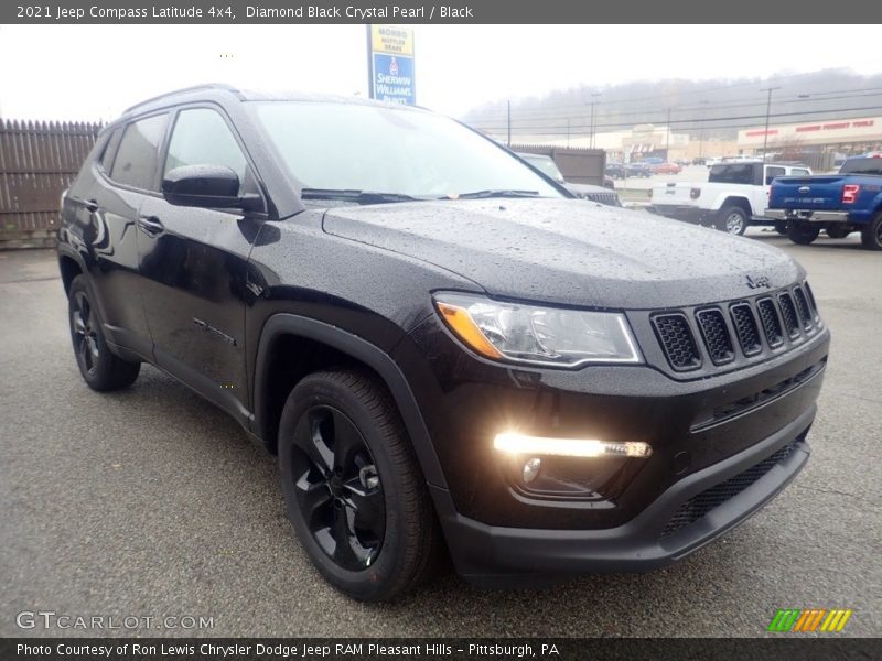 Diamond Black Crystal Pearl / Black 2021 Jeep Compass Latitude 4x4