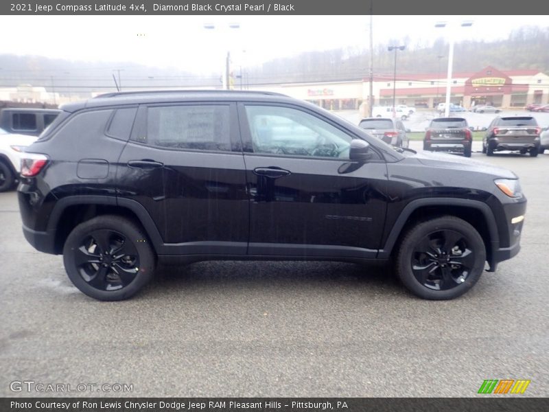 Diamond Black Crystal Pearl / Black 2021 Jeep Compass Latitude 4x4