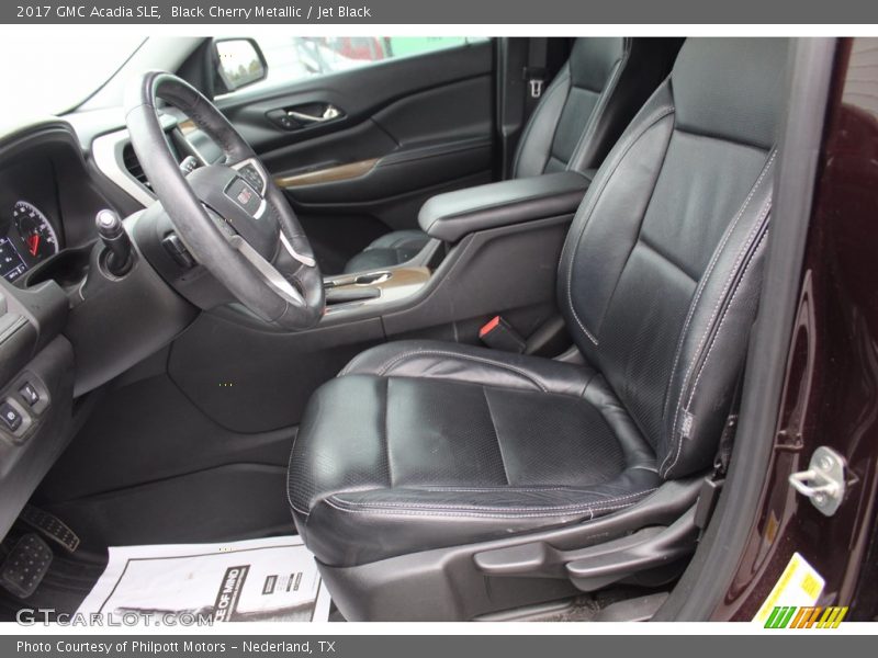 Black Cherry Metallic / Jet Black 2017 GMC Acadia SLE