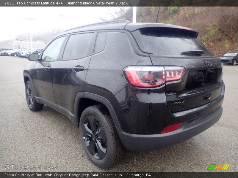 Diamond Black Crystal Pearl / Black 2021 Jeep Compass Latitude 4x4