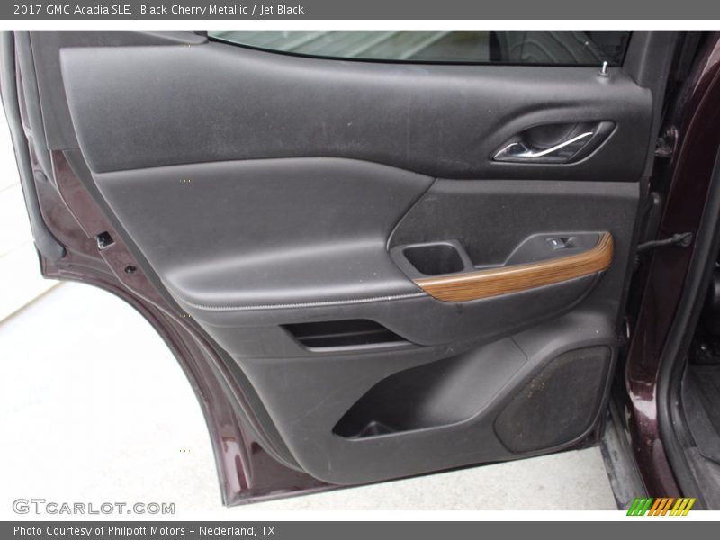 Black Cherry Metallic / Jet Black 2017 GMC Acadia SLE
