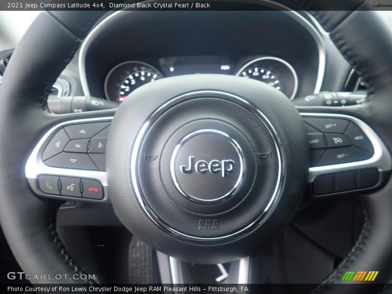 Diamond Black Crystal Pearl / Black 2021 Jeep Compass Latitude 4x4