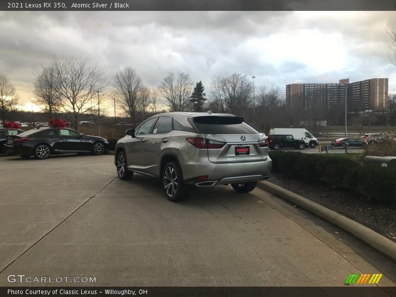 Atomic Silver / Black 2021 Lexus RX 350