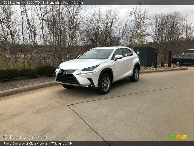 Eminent White Pearl / Creme 2021 Lexus NX 300 AWD