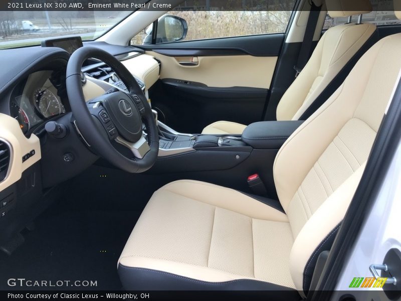 Eminent White Pearl / Creme 2021 Lexus NX 300 AWD