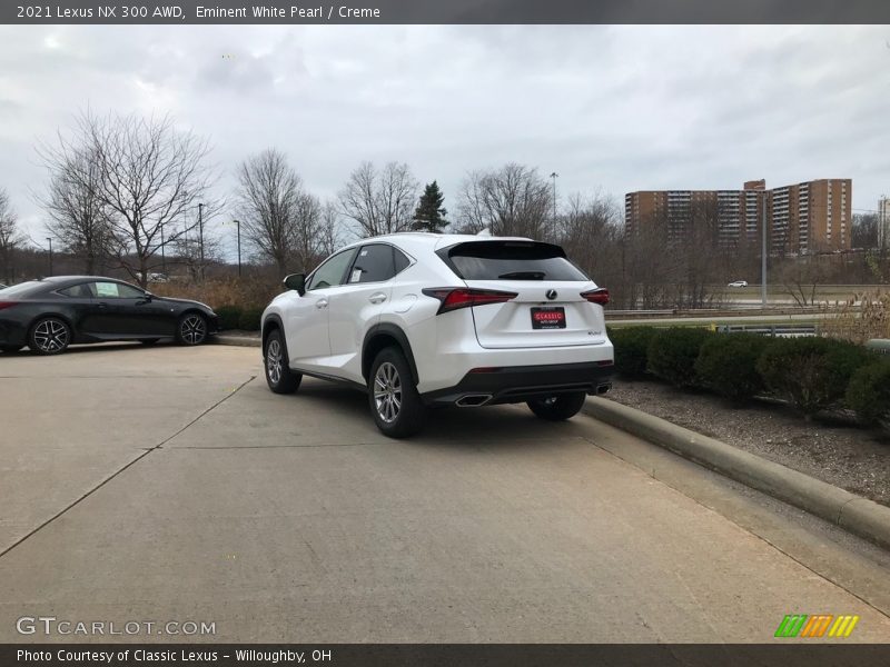 Eminent White Pearl / Creme 2021 Lexus NX 300 AWD
