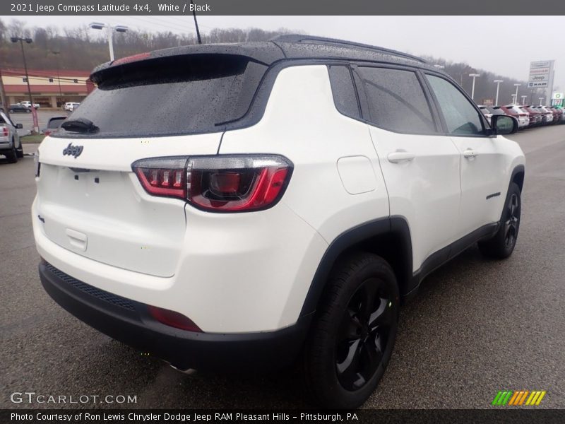 White / Black 2021 Jeep Compass Latitude 4x4