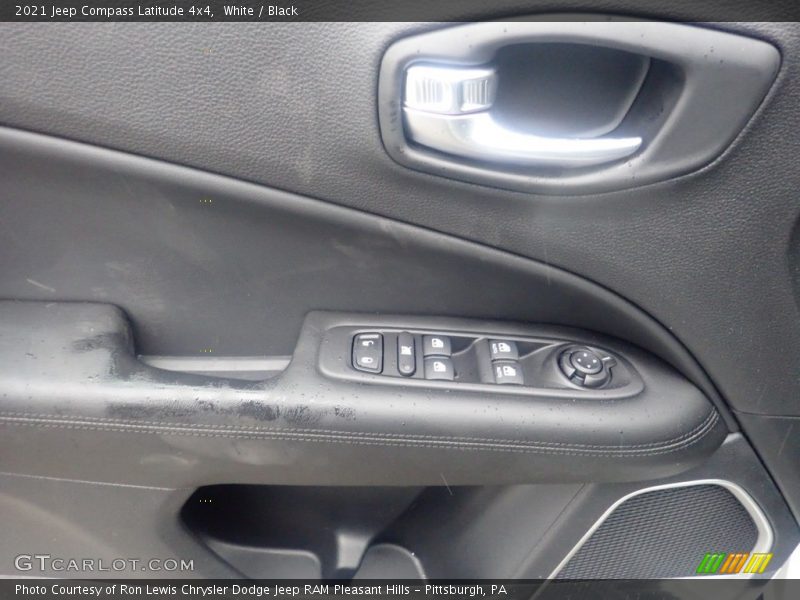 White / Black 2021 Jeep Compass Latitude 4x4
