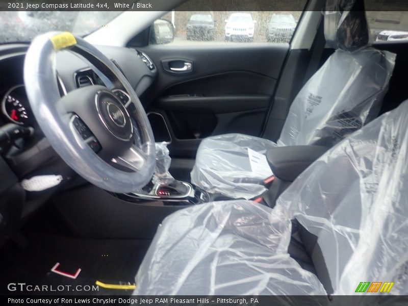 White / Black 2021 Jeep Compass Latitude 4x4
