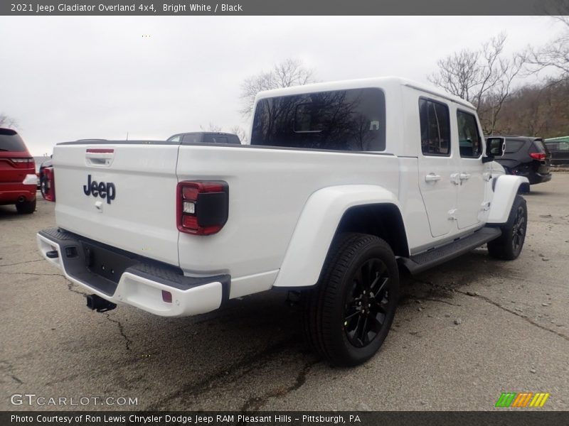Bright White / Black 2021 Jeep Gladiator Overland 4x4