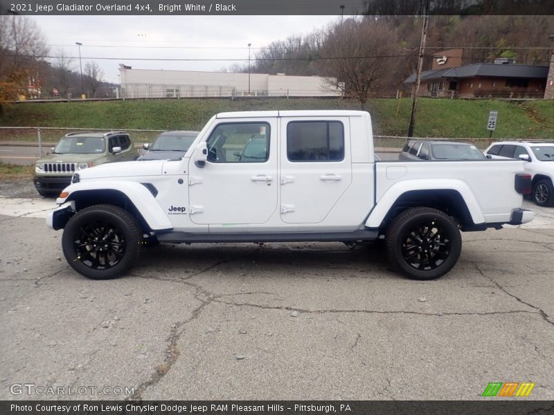Bright White / Black 2021 Jeep Gladiator Overland 4x4