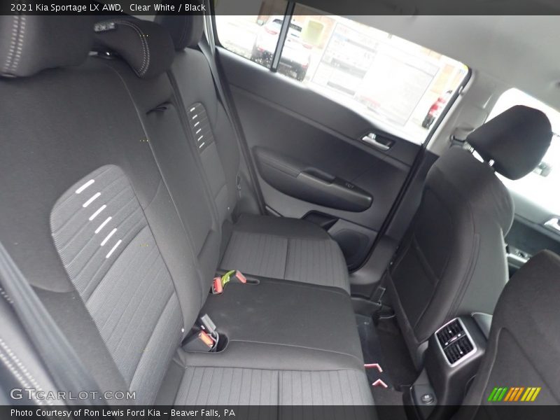 Clear White / Black 2021 Kia Sportage LX AWD