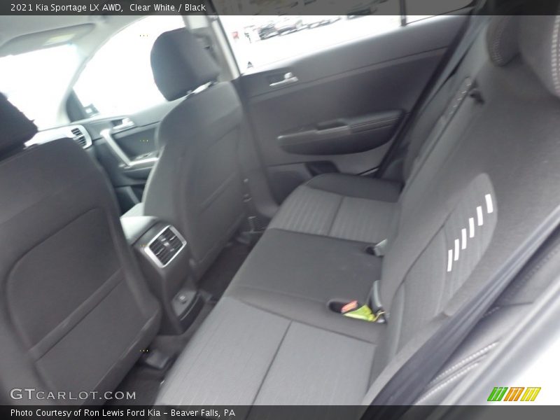 Clear White / Black 2021 Kia Sportage LX AWD