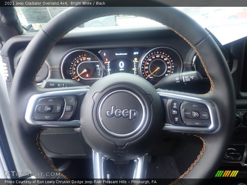 Bright White / Black 2021 Jeep Gladiator Overland 4x4