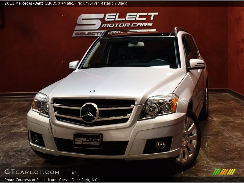 Iridium Silver Metallic / Black 2011 Mercedes-Benz GLK 350 4Matic