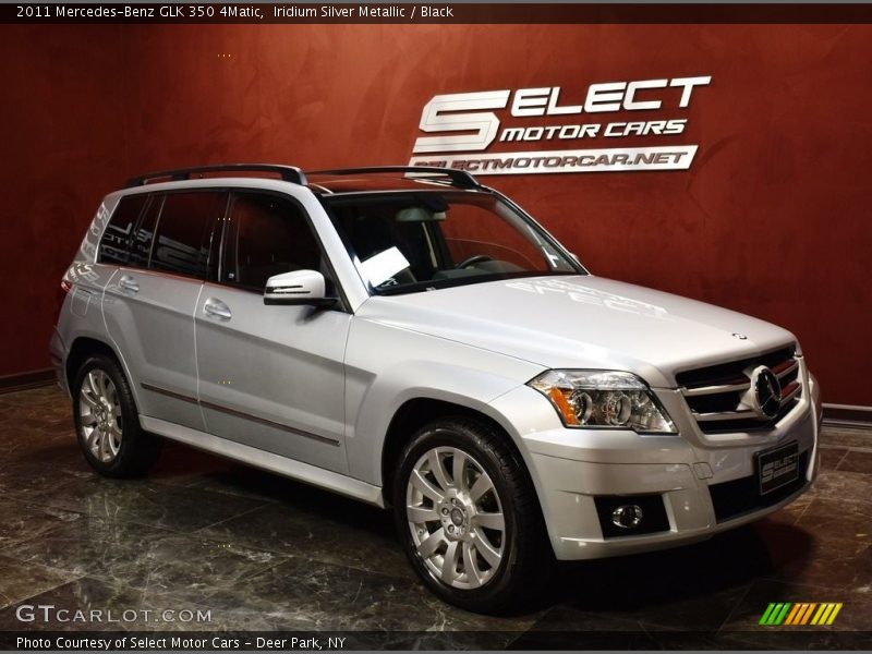 Iridium Silver Metallic / Black 2011 Mercedes-Benz GLK 350 4Matic