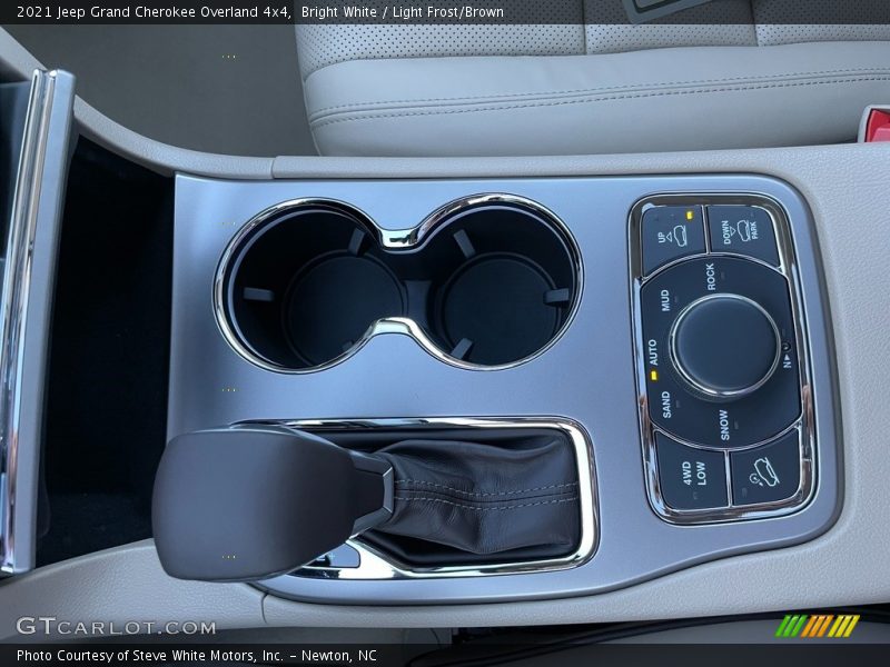 Bright White / Light Frost/Brown 2021 Jeep Grand Cherokee Overland 4x4
