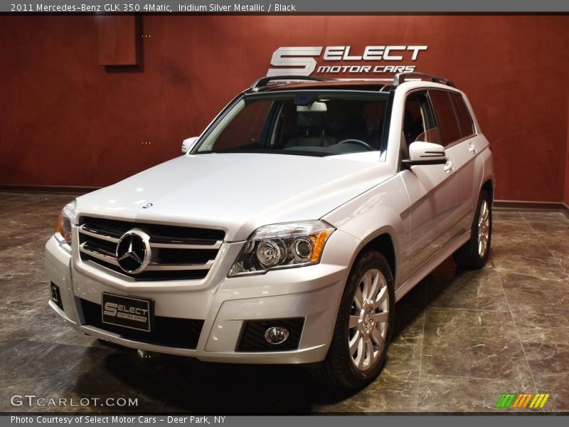 Iridium Silver Metallic / Black 2011 Mercedes-Benz GLK 350 4Matic