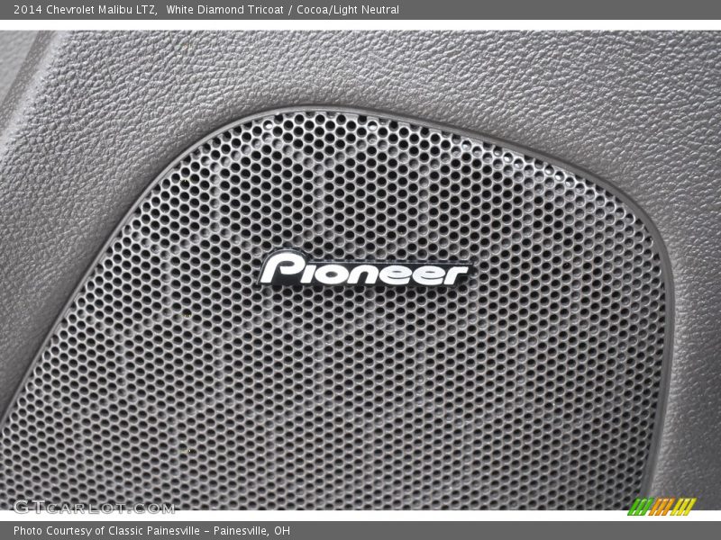 White Diamond Tricoat / Cocoa/Light Neutral 2014 Chevrolet Malibu LTZ